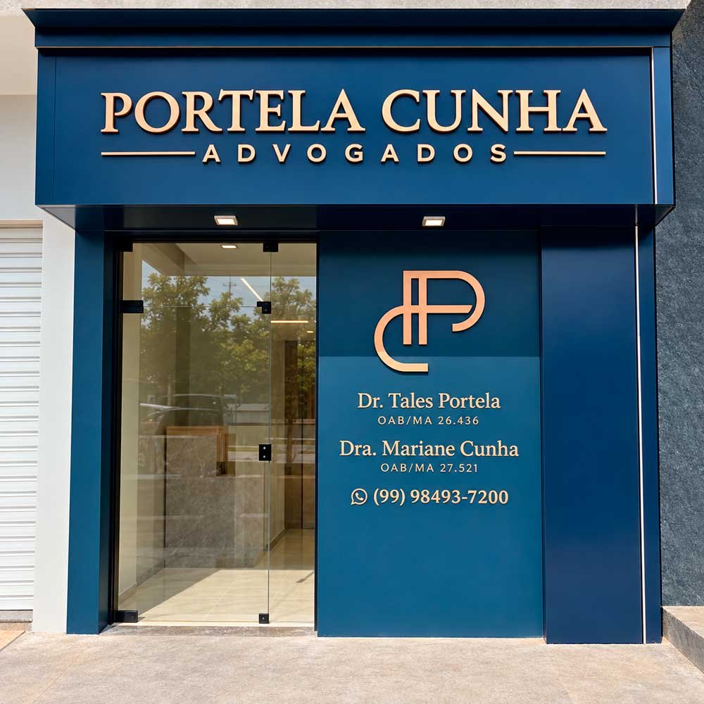 Fachada do escritório Portela Cunha Advogados